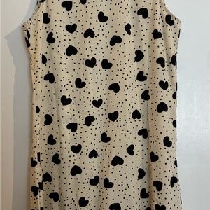 Heart and Polkadot Print Dress